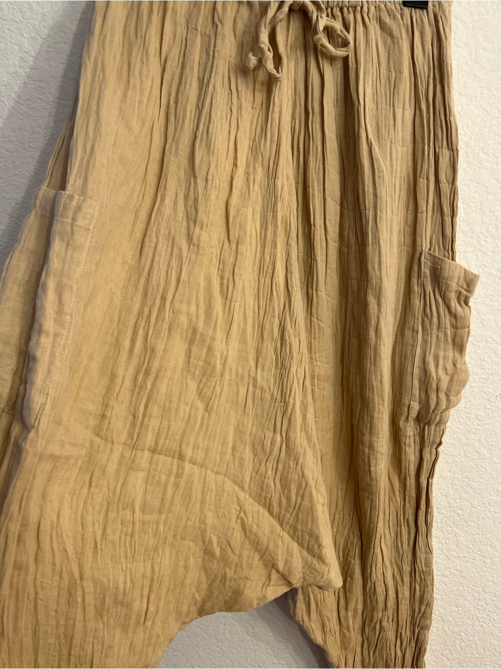 Sand boutique high end 100 P COTTON GAUZE HAREM YOGA HIPPIE PANTS - Picture 3 of 6